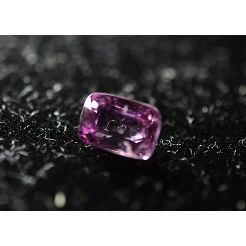 無燒緬甸粉紅尖晶石1.415CT-天然粉紅尖晶石-粉紫色尖晶石-