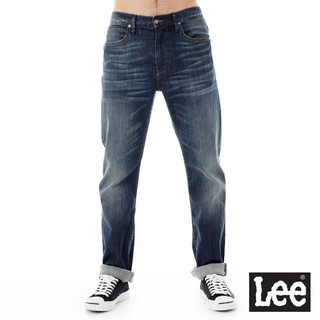 Lee 743 中腰舒適直筒牛仔褲 男 Modern 中深藍LL1600101CA