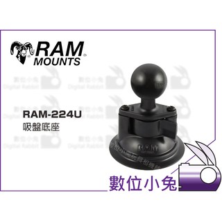 數位小兔【RAM Mounts RAM-B-224-1 吸盤底座】