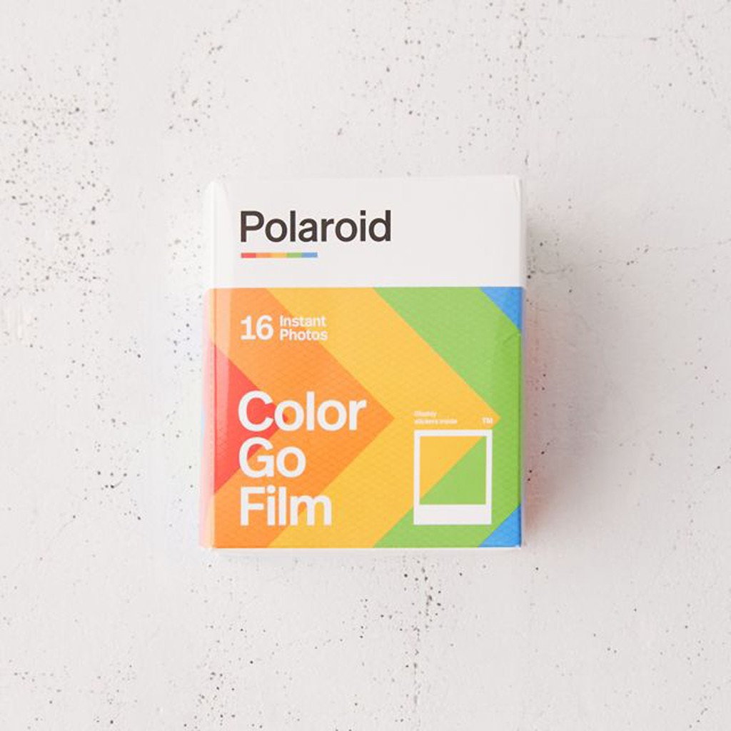 -EJ- 預購 2021最新 Polaroid Go 世界最小拍立得 專用底片 相紙 拍立得相片 彩色白邊 拍立得