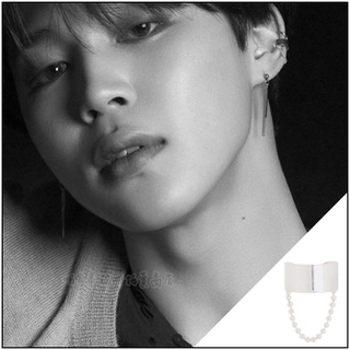 ❌免運❌ 樸智旻同款 韓國耳掛耳環 ASMAMA 防彈少年團 BTS Jimin 智旻 同款純銀C型耳骨夾耳環 耳夾耳環