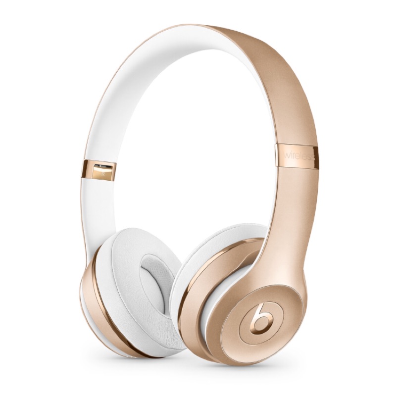 Apple || Beats Solo3 Wireless || 頭戴式耳機 耳罩 || 金色 || 全新 正品 原廠