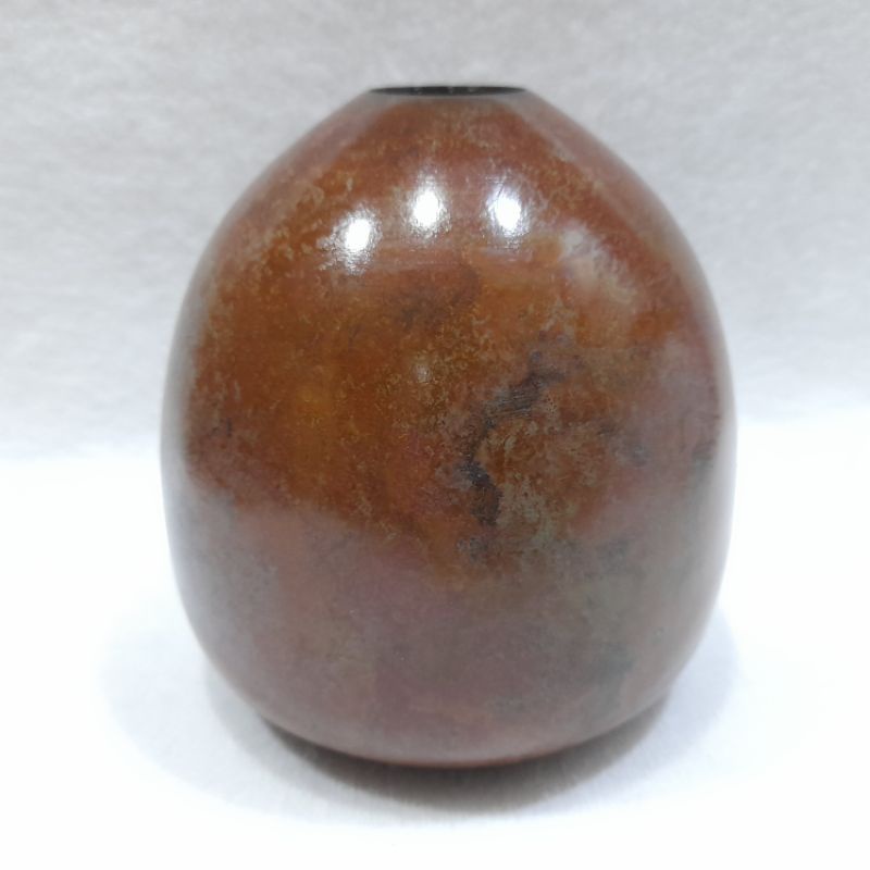 日本 銅花瓶 銅花器 英吉