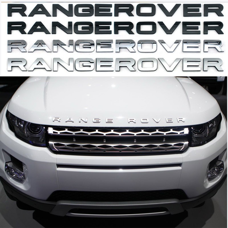 爆款熱賣 汽車貼紙字母路虎發現金屬標誌汽車車頭蓋後部裝飾改裝汽車後備箱標誌徽章藍博車用 Tw 蝦皮購物