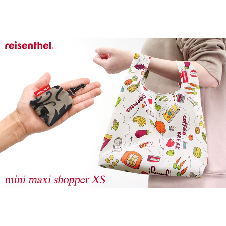 ［連線代購］Reisenthel maxi shopper xs 迷你 環保袋 購物袋 折疊收納 手掌大小