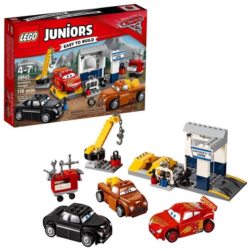 (預購)🌟美國代購 LEGO 10743 Junior系列 樂高 閃電麥坤 SMOKEY的修車廠