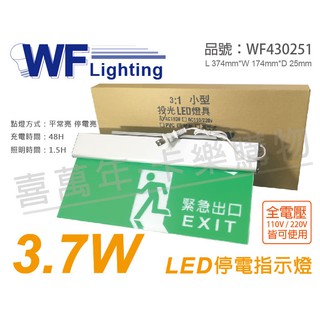 [喜萬年] 含稅 舞光 LED-28008 3.7W 全電壓 停電指示燈(出口)_WF430251