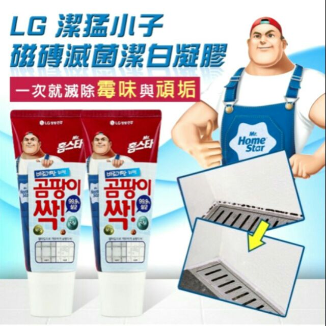 [現貨正貨] 韓國LG瓷磚去霉凝膠 除黴剋星 水沖免刷 120ml