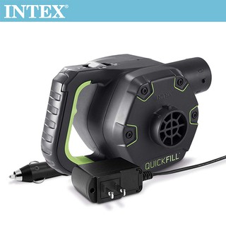 【INTEX】三合一電動充氣幫浦110V+12V(可蓄電/充氣/洩氣二用) 15210070(66641) 原廠公司貨