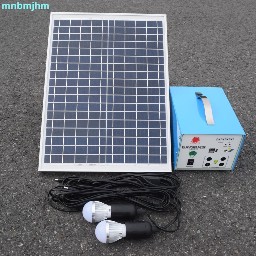 小型光伏發電系統太陽能電池板發電系統家用全套太陽能發電機戶外 蝦皮購物