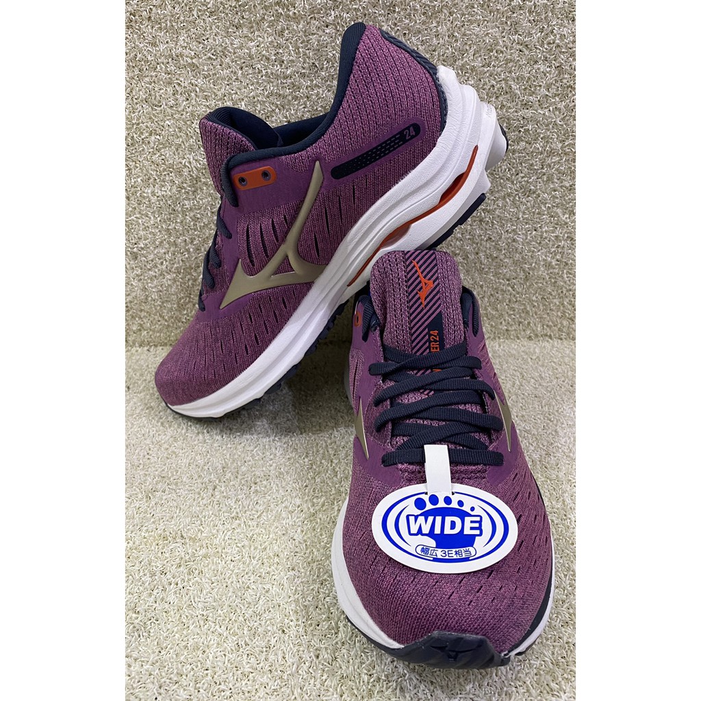 = 威勝 運動用品 = Mizuno WAVE RIDER 24 (寬楦) 女慢跑鞋 J1GD200642