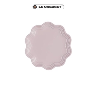 Le Creuset 蕾絲花邊盤 餐盤 造型盤 點心盤 18cm 雪紡粉