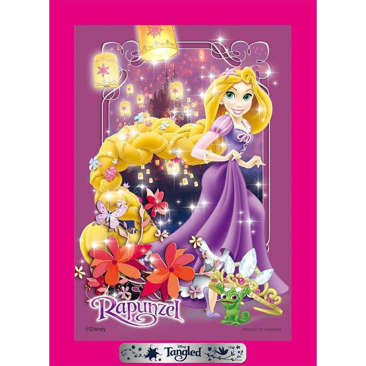 99-368 絕版迷你99片日本進口拼圖 迪士尼 長髮公主 Rapunzel 樂佩 魔髮奇緣 附日本框