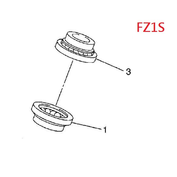 RCP YAMAHA FZ1 FZ1S FZ1 S FZ 1S 原廠 下三角台 培林 珠碗 93399-99957