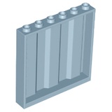 LEGO 樂高 沙藍色 Panel 1x6x5 Corrugated造型壁板 23405 6258378