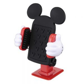 車之嚴選 cars go 汽車用品【WD-275】NAPOLEX Disney 米奇黏貼式 多爪軟質夾具大螢幕手機專用架