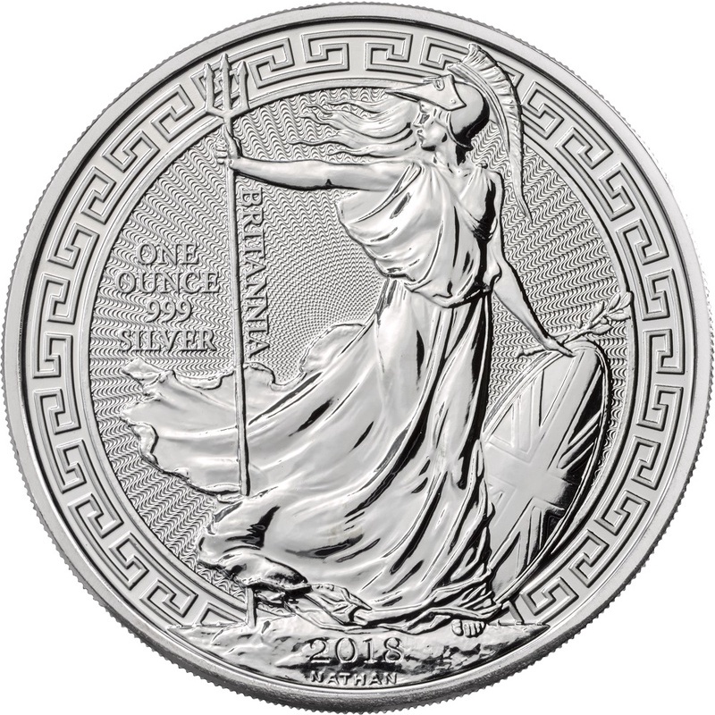 [白銀之手]&lt;現貨&gt;2018英國不列顛東方邊境女神銀幣1950