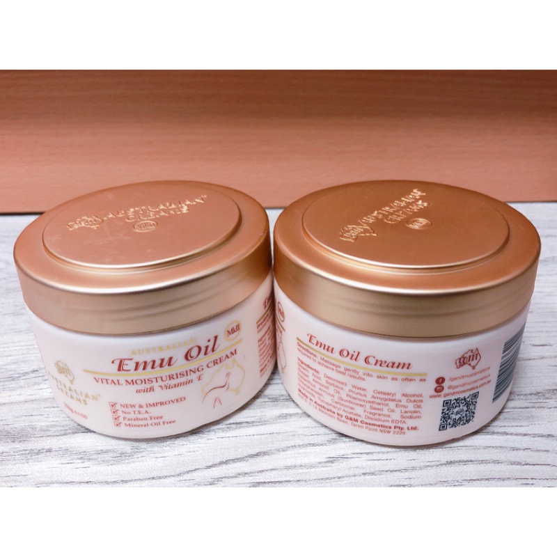 現貨🇦🇺G&amp;M Emu Oil Cream澳洲鴯鶓油潤膚乳液 250g