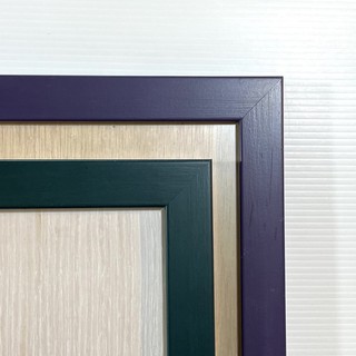 台灣製 實木拼圖相框，紫色、綠色，38*53公分專用
