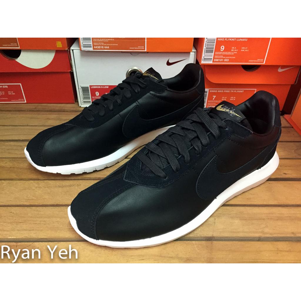 NIKE Roshe LD-1000 Premium QS 842564-001 全黑 皮革 阿甘 慢跑