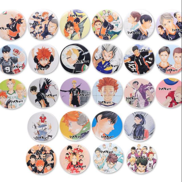 保留中 山口忠排球少年原畫封面大徽章jump Shop 蝦皮購物