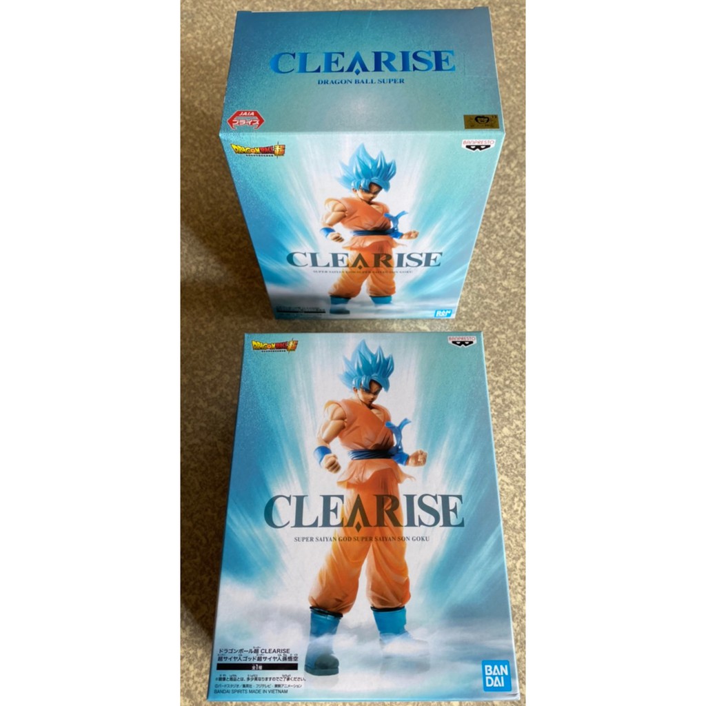 鼎岳玩具  現貨 日版 金證 景品 七龍珠 CLEARISE 孫悟空 透明藍髮