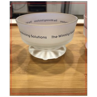 The Winning solutions 霧面玻璃冰淇淋特殊造型杯甜點杯創意擺飾多用途杯三個一組