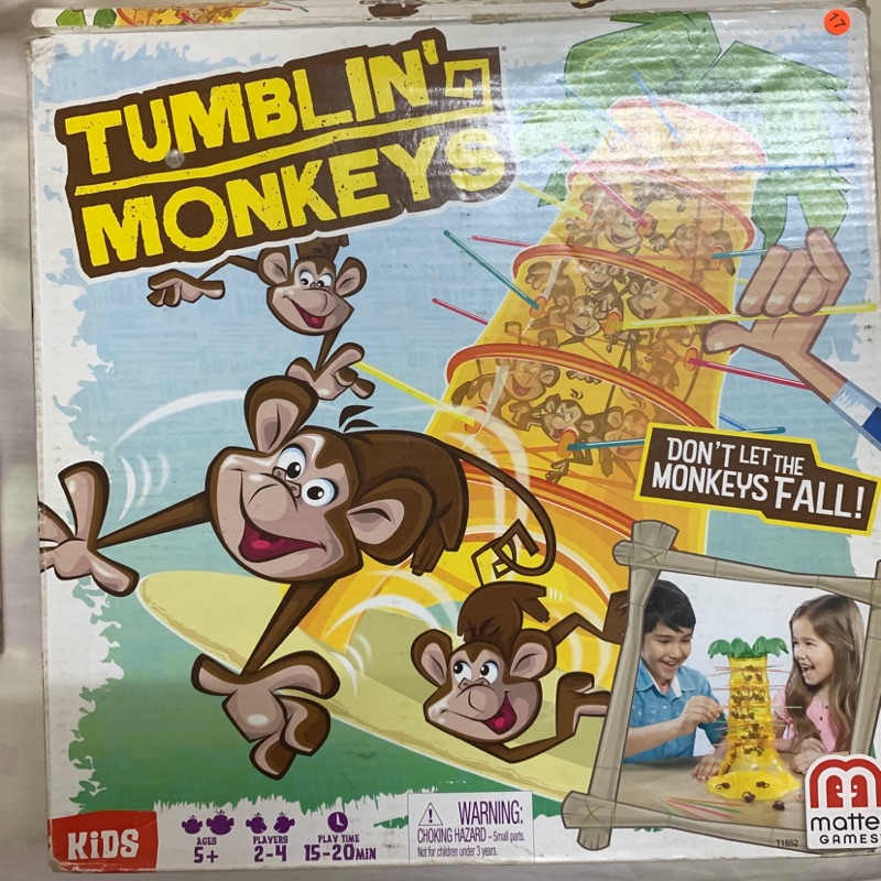tumblin monkeys 跳跳猴大作戰 二手桌遊 跳跳猴大挑戰