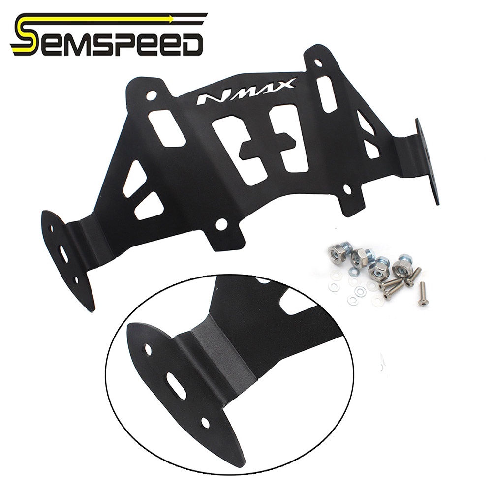 山葉 Semspeed 適用於 Yamaha NMAX 155 125 150 2020 摩托車配件後視鏡適配器固定支架