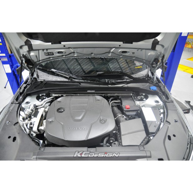 依馳國際 KC-DeSiGN 強化拉桿 不鏽鋼 引擎室結構桿 Volvo SPA-Platform V90CC