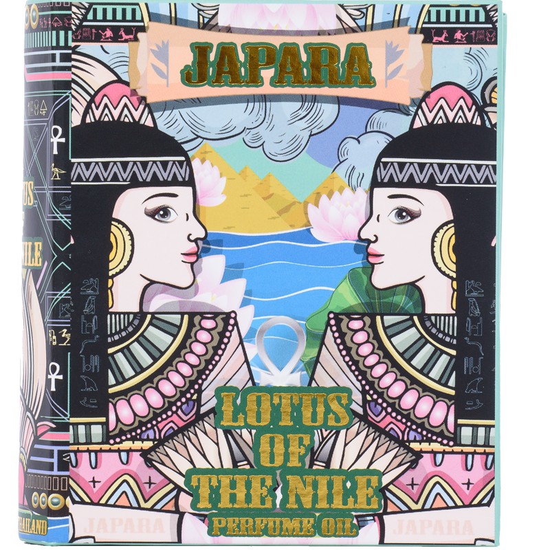 JAPARA 埃及香氛精萃 魅力埃及系列 LOTUS OF THE NILE尼羅河之花 3ml香精禮盒(盒裝附品牌提袋)