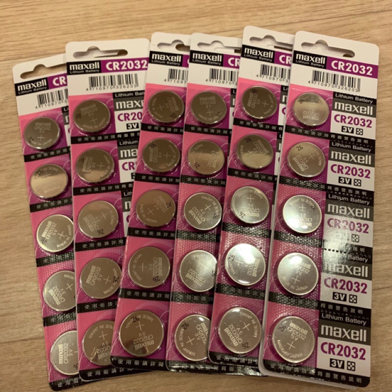 原廠公司貨 Maxell 日本3v 纽扣電池cr32 Pokemon Go Plus 計算機水銀電池 蝦皮購物