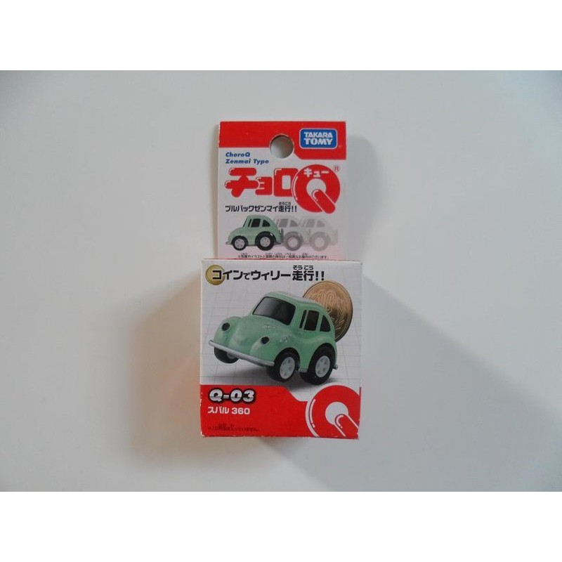 TAKARA TOMY CHORO-Q 阿Q迴力車 Q-03 Subaru 360 金龜車
