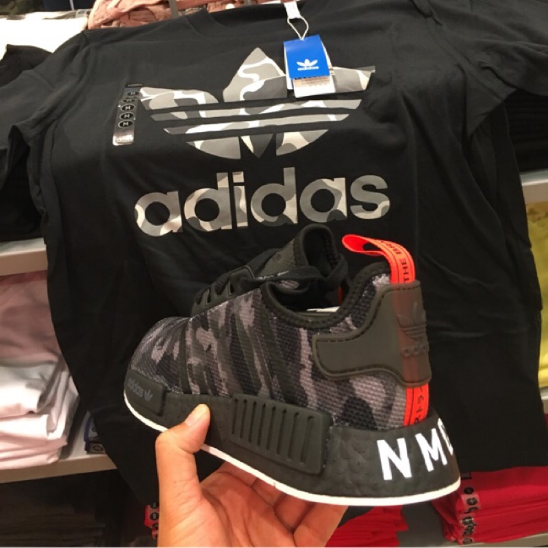 美國 實圖 adidas NMD R1 Printed 圖騰 印花 迷彩 黑 灰 紅 橘 綠 NYC 紐約 boost