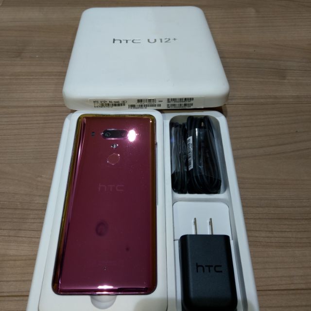 HTC U12+ U-3u 64G 6寸 紅色 無傷99成新保固內 雙卡雙待 6吋