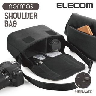 3C 賣場 ELECOM (DGB-S031) normas 休閒 多功能 相機包 側背包 1機2鏡 手提 類單眼 微單