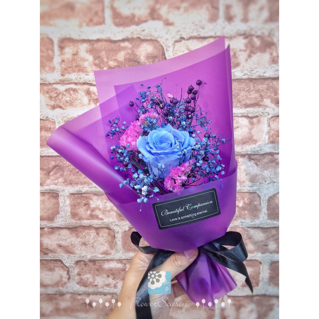 乾燥花 永生花不凋花 薇蘿妮卡 韓風花束店面擺飾文青風攝影道具裝飾乾花畢業 蝦皮購物