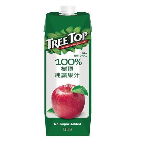 樹頂純蘋果汁1000ml/1瓶、2瓶  &lt;蝦皮店到店/超取限4瓶&gt;【台灣合迷雅】