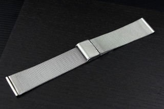 出清超值18mm 22mm 20mm不鏽鋼編織mesh米蘭錶帶,可替代卡紋克來簡約錶頭....板扣