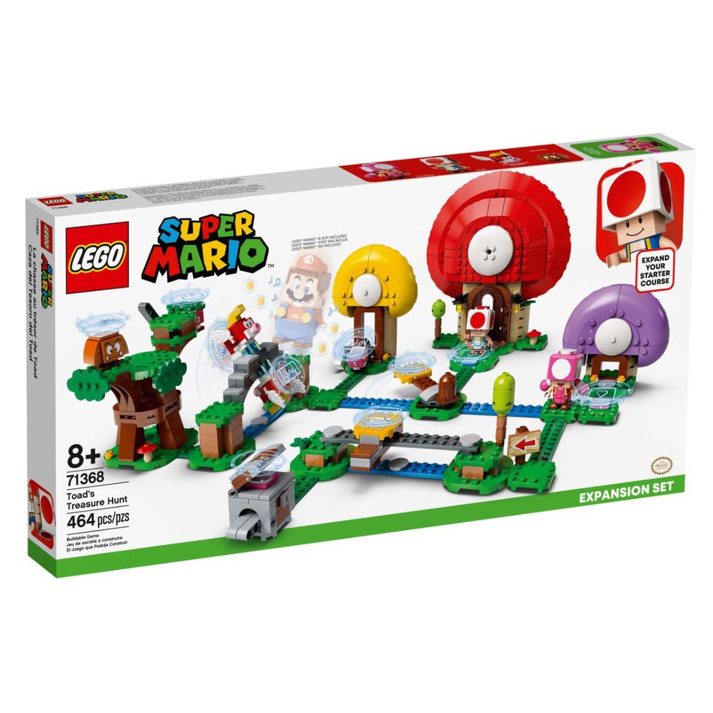 【ToyDreams】LEGO樂高 超級瑪利歐 71368 奇諾比奧的尋寶之旅