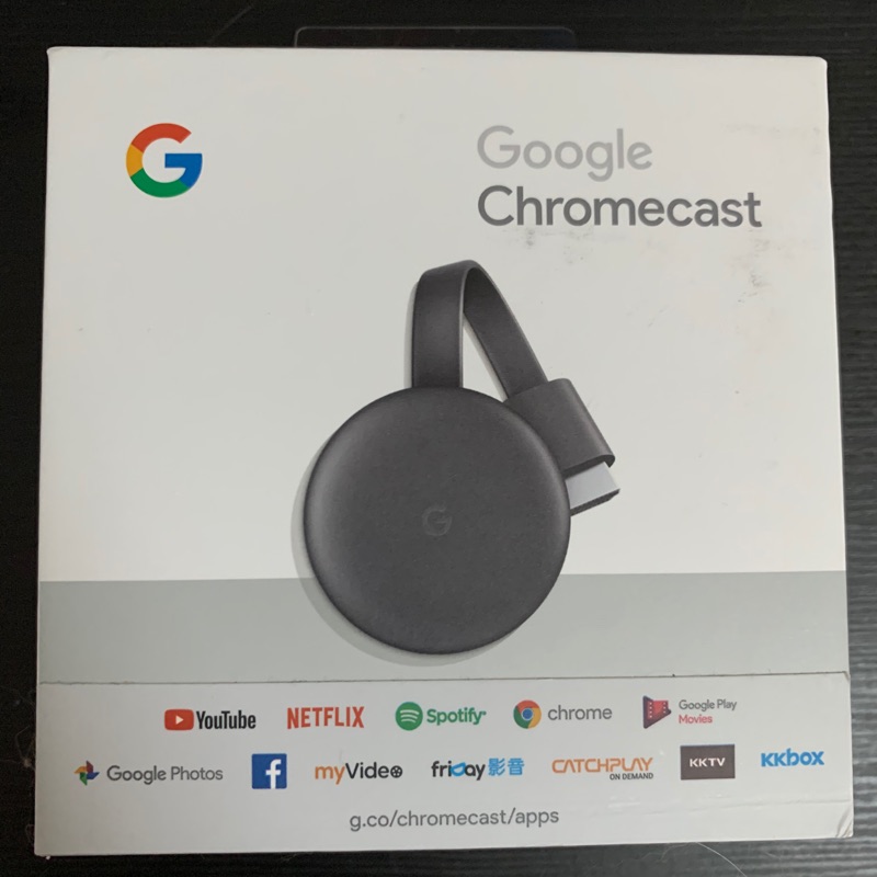 Google Chromecast 第三代 HDMI 媒體串流播放器