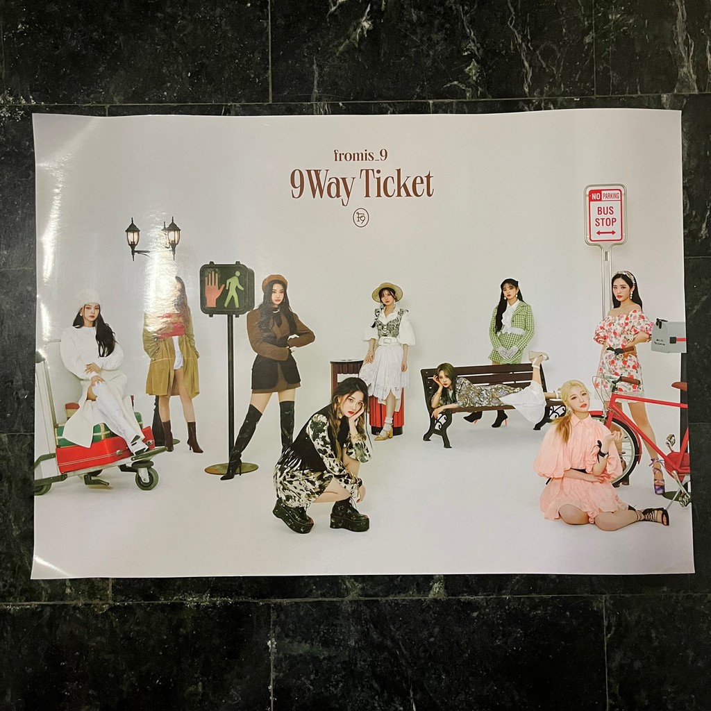 fromis_9 官方海報 9 WAY TICKET (可超商取貨)