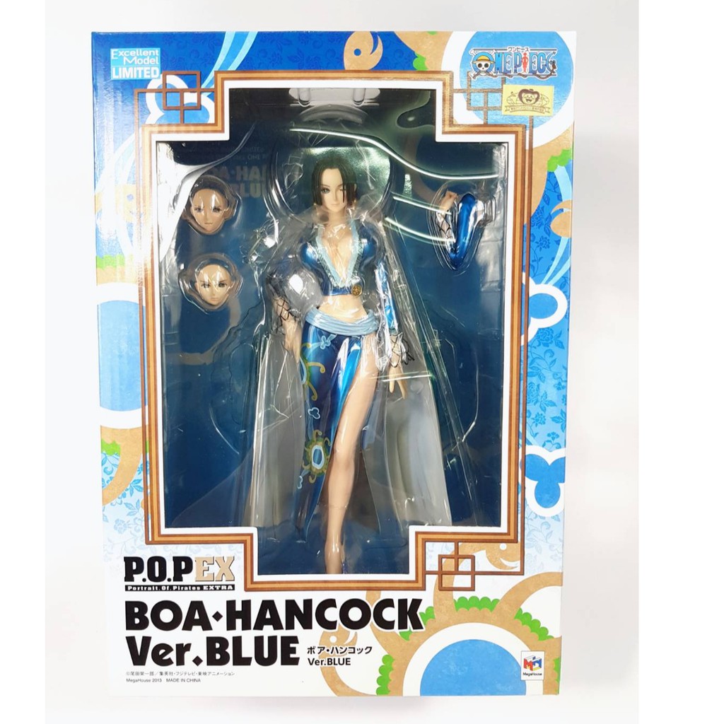 🔥鹿本🔥全新 絕版稀有 日版 POP EX 女帝 蛇姬 漢考克 Ver.BLUE 藍衣 海賊王 公仔 模型