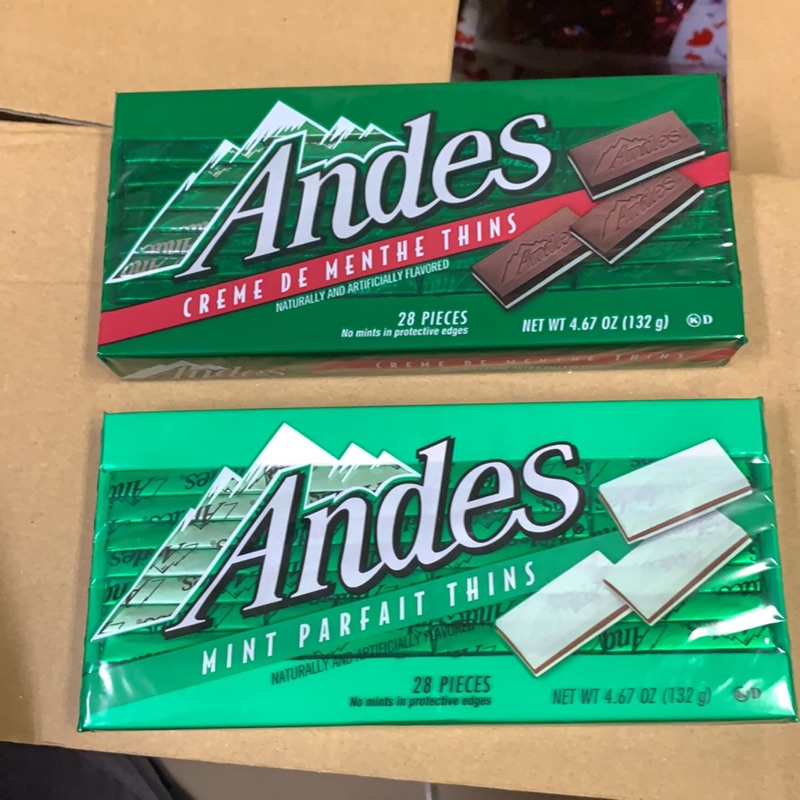 現貨！Andes 安迪士薄荷巧克力片