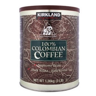 Kirkland 哥倫比亞濾泡式咖啡 COLOMBIAN 1.36KG C373327 [COSCO代購5]