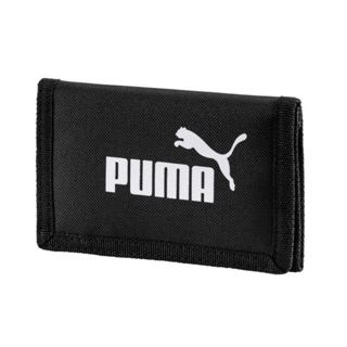 Puma 運動錢包 三折 尼龍 魔鬼氈 輕巧 方便 學生 黑色 07561701 黑格07896410