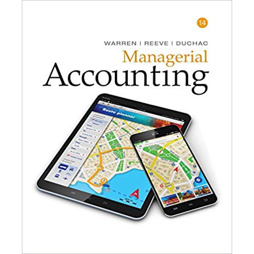 姆斯電子書 Managerial Accounting  WARREN 9781337270595 &lt;華通書坊/姆斯&gt;