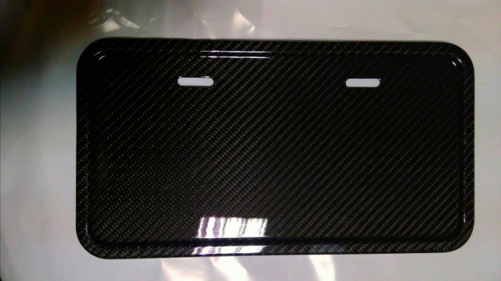 熱壓碳纖維 正卡夢  新式 七碼  機車框 車牌框 牌框