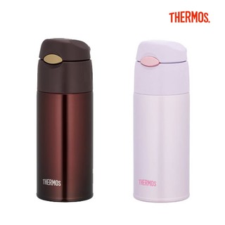 ☆JoyWay☆公司貨 THERMOS 膳魔師 不銹鋼真空保冷瓶 保溫瓶 吸管瓶 400ml FHL-400