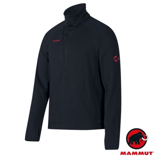 【MAMMUT 長毛象】 專業級男款超強抗磨快乾彈性保暖上衣Polartec/特價69折》/ 黑_01260